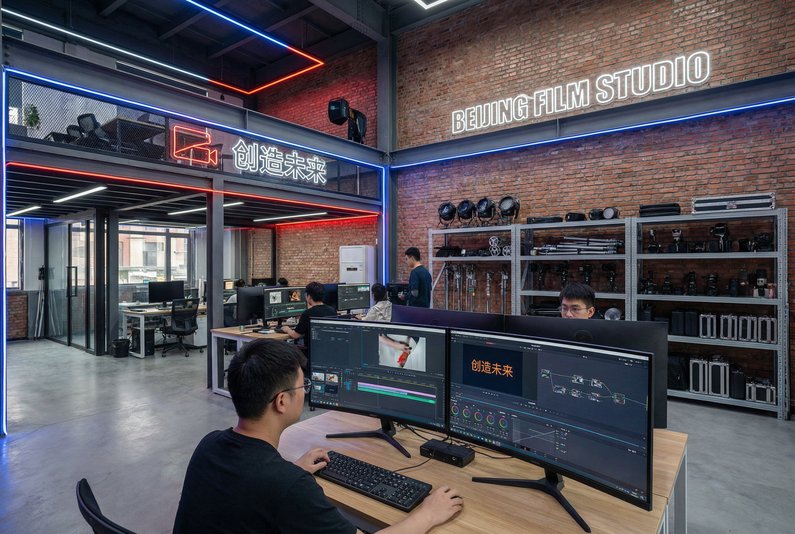 母狗影视传媒公司办公环境